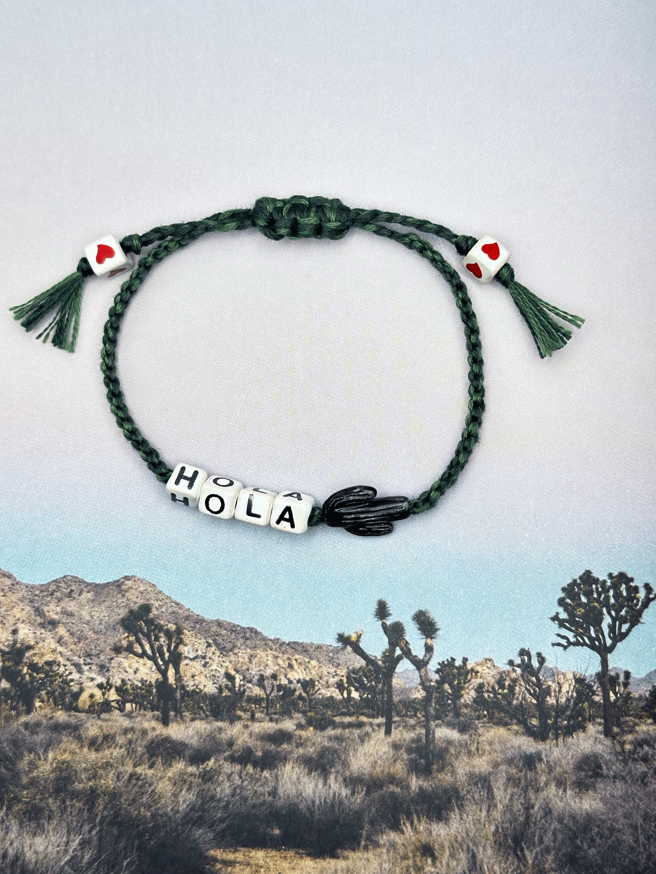 HOLA Bracelet | Hand Woven | Peruvian Beads